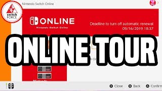 Nintendo Switch Online: FULL TOUR + GUIDE, ALL FEATURES! (Cloud Saves, NES, Special Offers, More!)