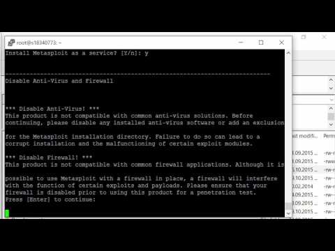 Metasploit Framework server install - YouTube