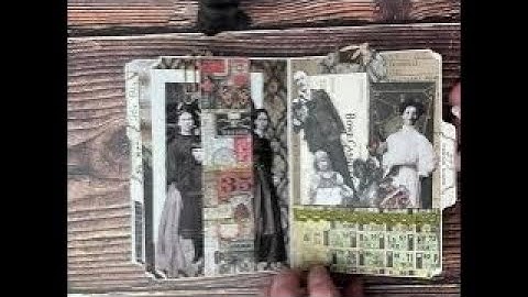 Tim Holtz Inspired Halloween File Folder Journal