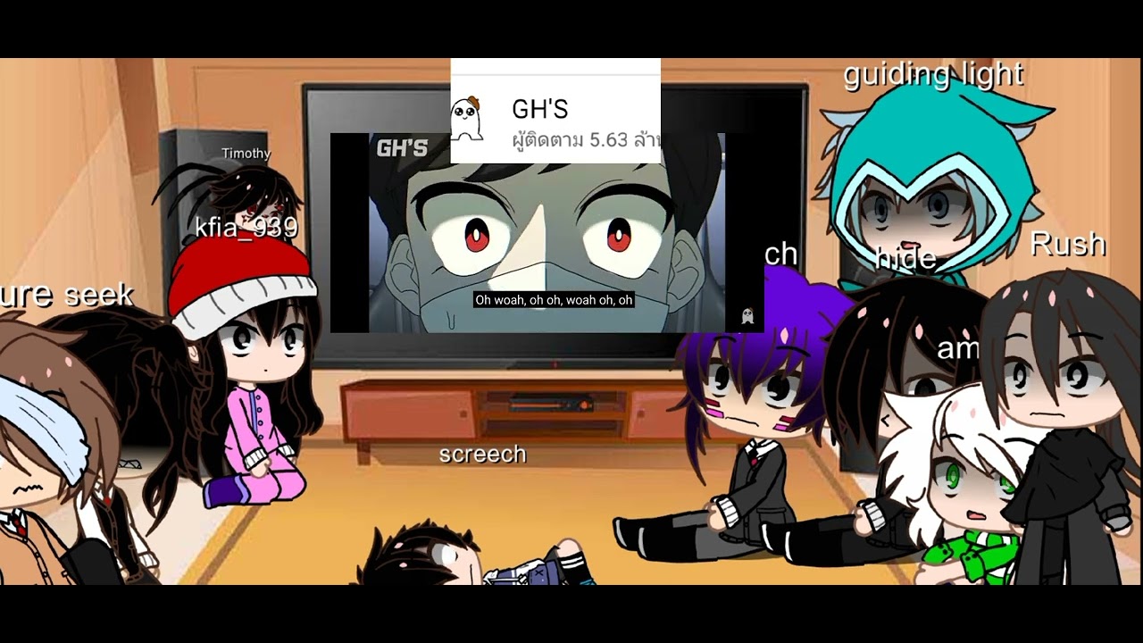 doors human react to seek ||gacha club|| - YouTube