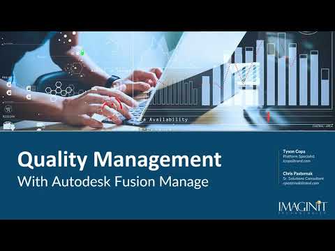 Recap: Quality Management with Autodesk Fusion Manage