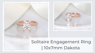 Rosados Box 10x7mm Dakota Engagement Ring