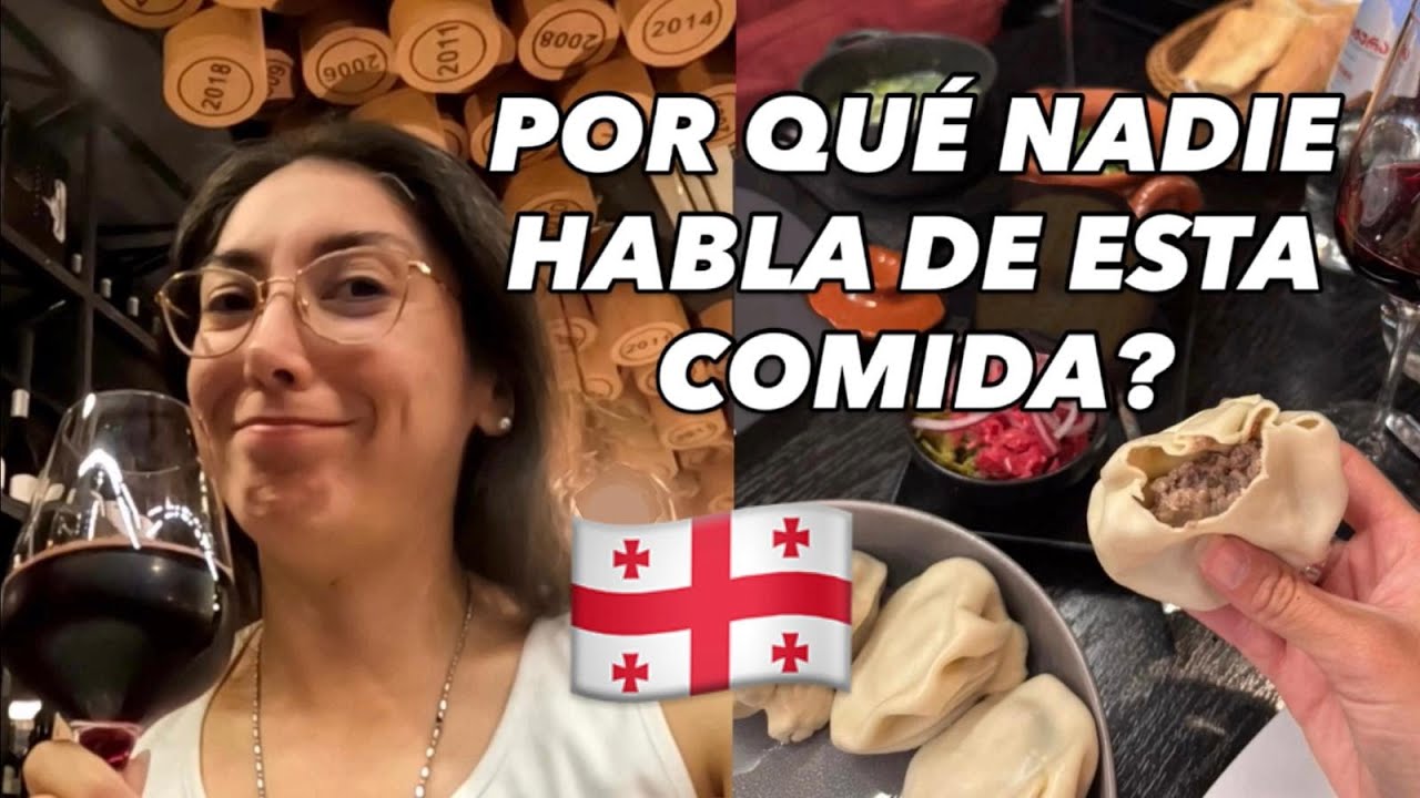 Probando la comida típica de Georgia: Khachapuri, khinkali, kharcho y el vino más rico del mundo 😍