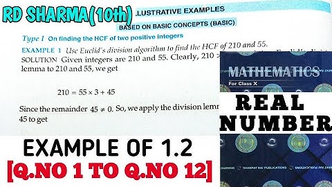 RD SHARMA CLASS 10 EXAMPLE OF EX- 1.2[Q.NO 1 TO 12] SOLUTION CHAPTER 1 REAL NUMBER/MATH FEAR/CBSE