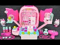 65 minutes satisfying with unboxing cute pink ice cream store cash register asmr  review toys