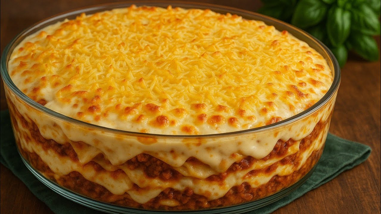 لازانيا بالصلصة التونسية النابلية 🌶 طبقات ولا أروع والبنة عالمية! أسهل وصفة وأبن من المطاعم 🇹🇳