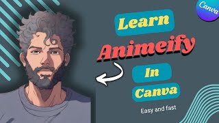 Anime Yourself Instantly! Master the Photo Effect in Canva" screenshot 3