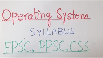 Operating System Complete Syllabus Guide in Urdu/Hindi- ShinV Learners