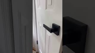 Install door handles by yourself