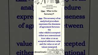 Accuracy || Method Validation || ICH Q2 || ICH guidelines #pharma #interview #qaqc