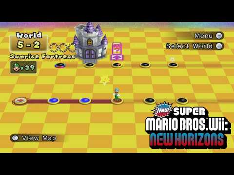 New SMBW New Horizons #22 Walkthrough 100%