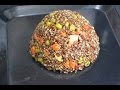 Como preparar Quinoa o Quinua roja con pollo y verduras - recetas saludables