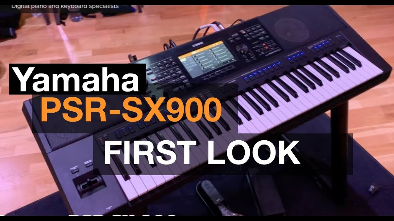 Yamaha PSR SX900 keyboard  First look and impressions