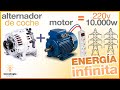 Generador de Energía Perpetua con un alternador de coche 💡💡💡| Energía Libre | Liberty Engine #1