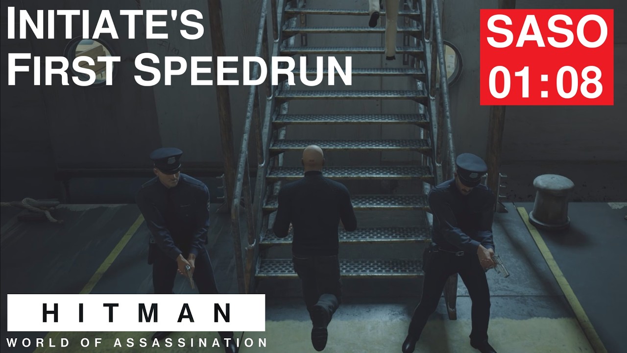 HITMAN WoA Challenge - Initiate's First Speedrun (Freeform Training)(SASO / 01:08)