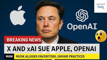 The AI War Begins! - Elon Musk vs Apple & OpenAI