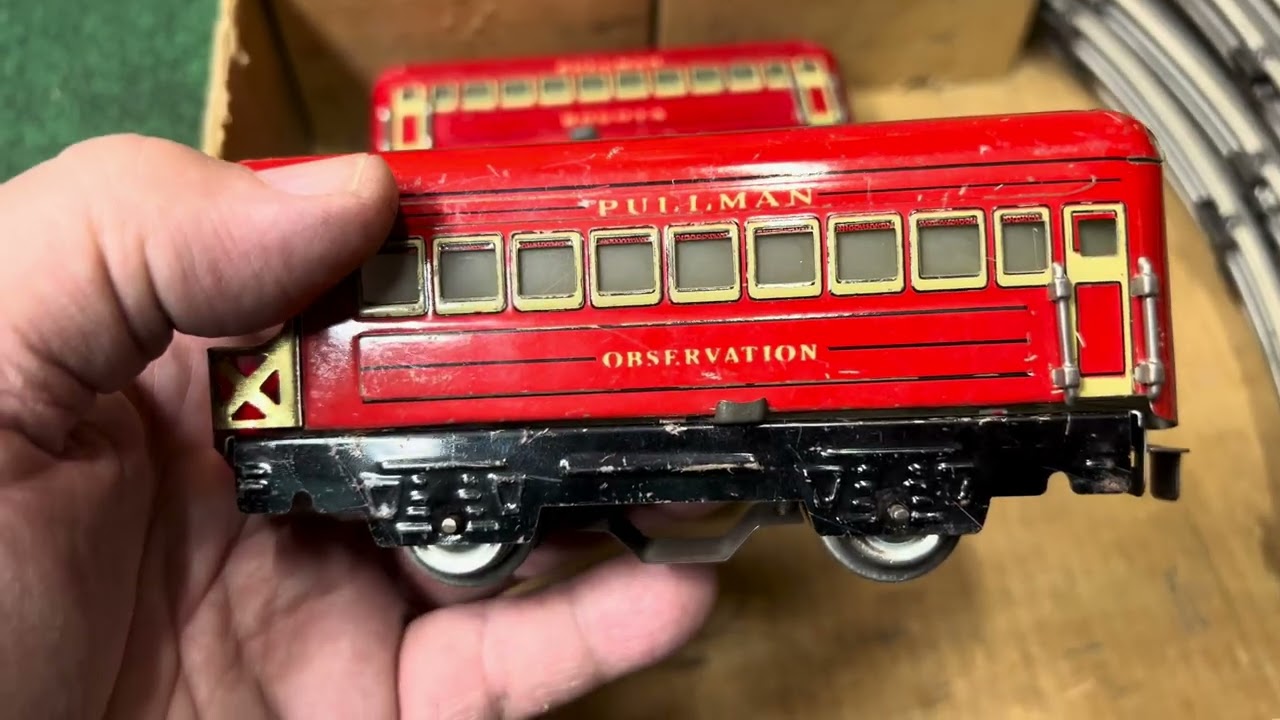 The Art of Marx Trains Part 87: 3886M Red Mercury Passenger Train