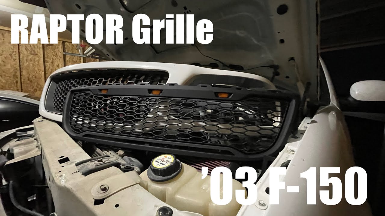 Putting a RAPTOR Style Grille on my F-150!