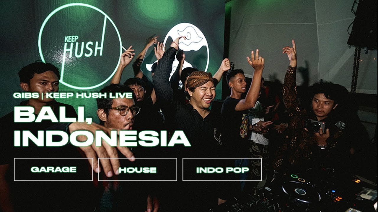 Gibs | Indonesian vocals x garage at Keep Hush  Live x Dunia, Bali