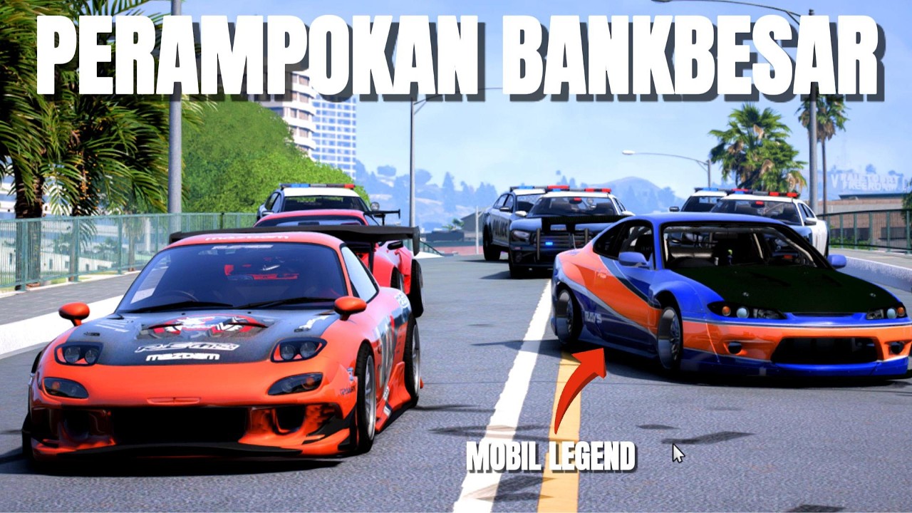 KLOMPOK WANDI DAN SHINON MELAKUKAN AKSI PERAMPOKAN BANKBESAR - GTA V ROLEPLAY