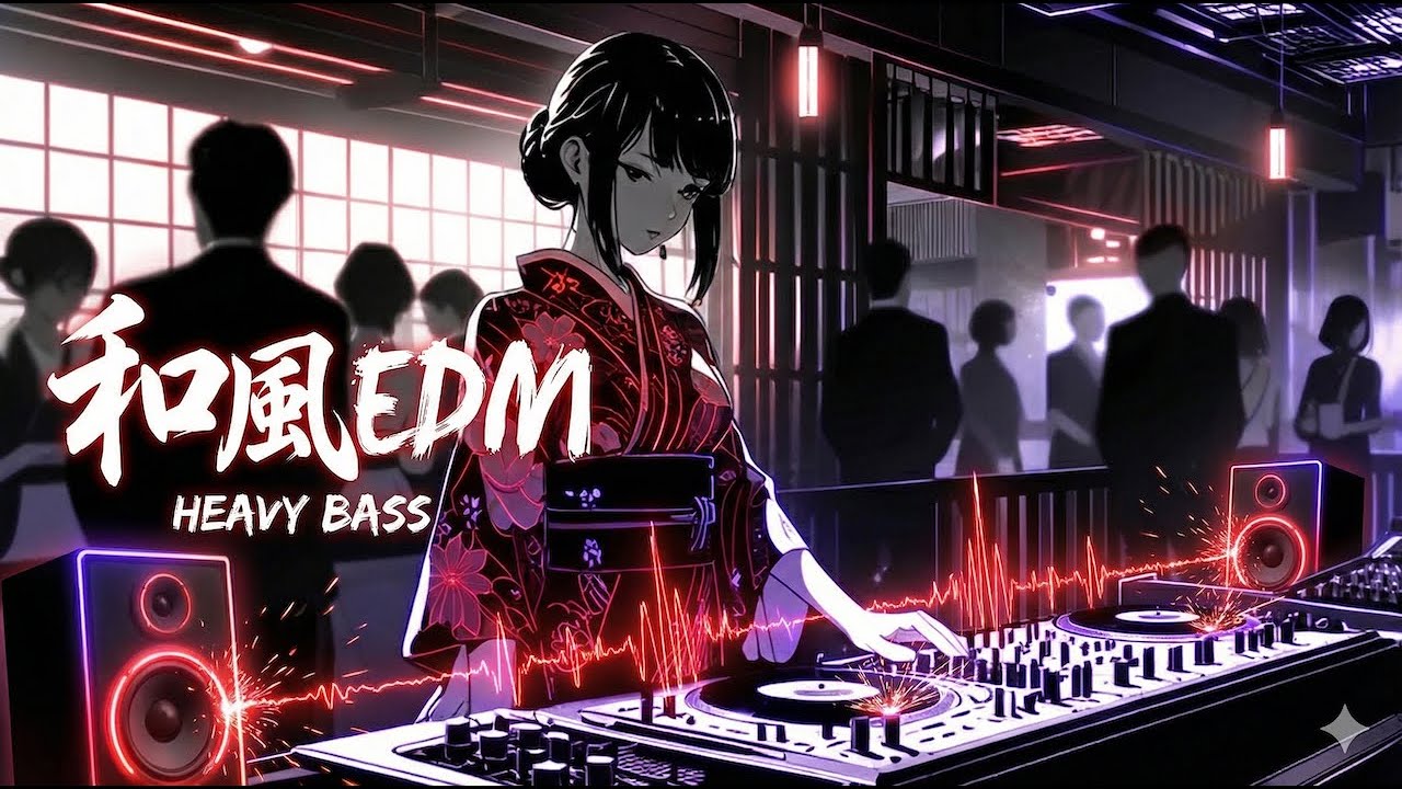 【和風EDM】重低音×攻撃的サウンドで覚醒🔥作業用BGM / 勉強用BGM/ 集中用 60分　Heavy Bass × Aggressive Sound【作業用/ドライブbgm】