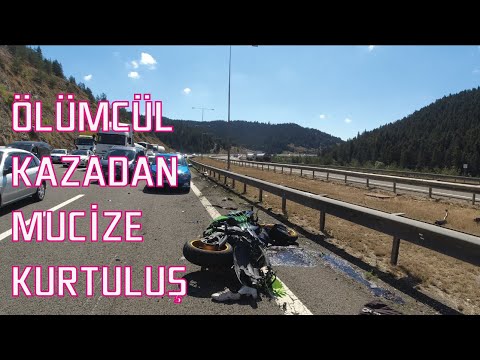 Ölümcül kazadan mucize kurtuluş #kaza#zzr1400#cbr1000rr#motor#motorkazalari#motovlog