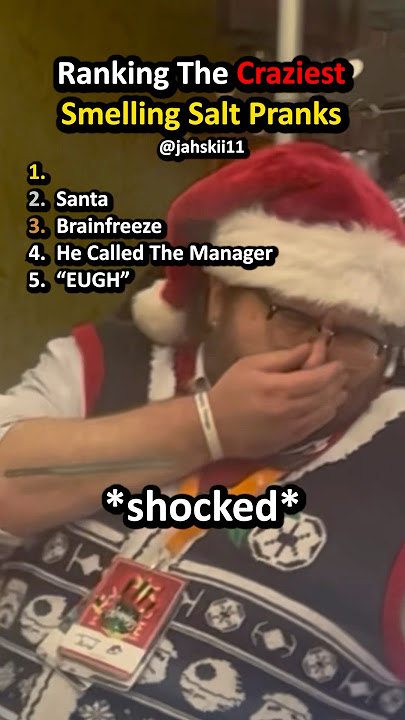 The Craziest Smelling Salt Pranks 🧂