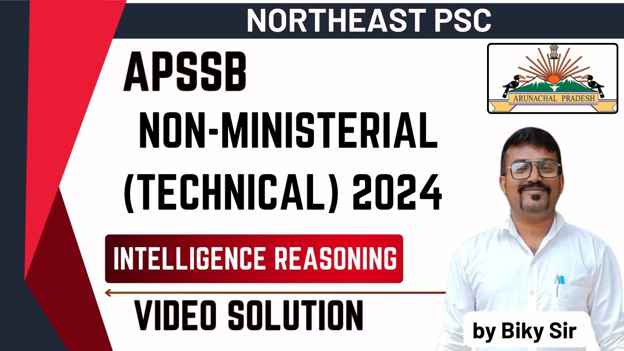 APSSB NON MINISTERIAL TECHNICAL 2024 I INTELLIGENCE REASONING communications-and-marketing-february-ppt-download