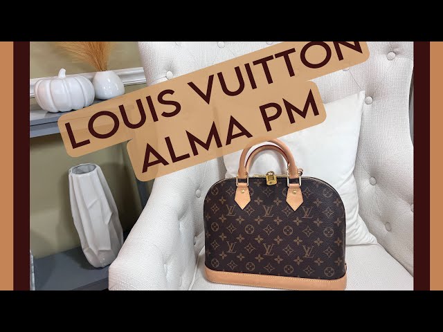 How I pack my bag: Louis Vuitton Alma PM 