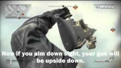 NEW Upside Down Gun GLITCH COD Ghosts