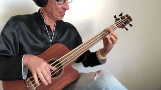 groove study: BLUES (orig. arrangement) - GoldTone MicroBass, fretless & drums