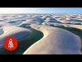 Lagunas entre dunas: un paisaje alucinante en Brasil