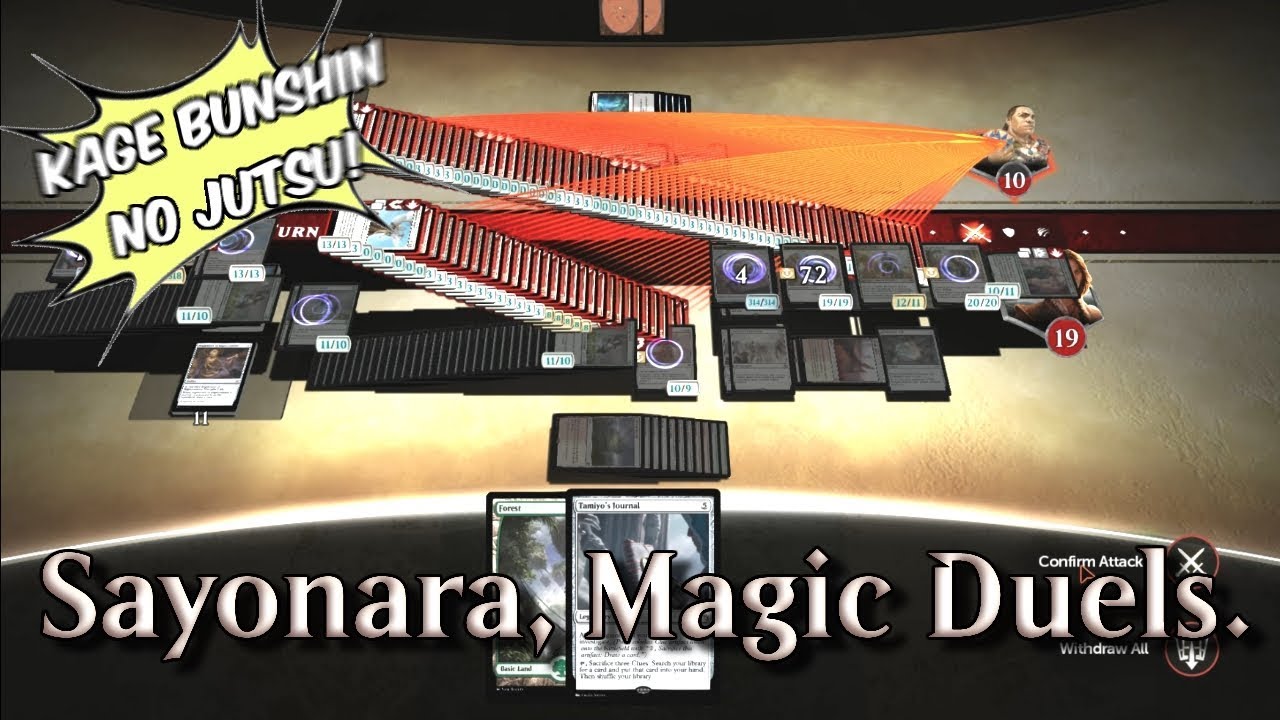 Sayonara, Magic Duels ~ Infinite combos ~ the largest token EVER!