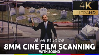 8mm Cine Film with sound stripe scanned in 5K (remastered in 2022) by Alive Studios 158 views 1 year ago 1 minute, 24 seconds