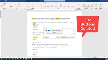 Delete Radio Buttons from Microsoft Word in Seconds