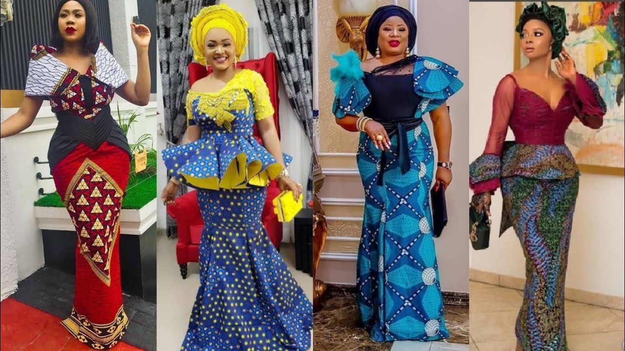 beautiful ankara long gowns
