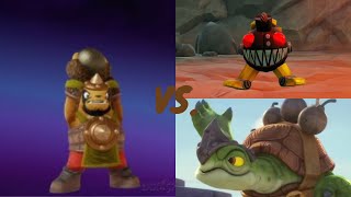 Mab Lobs Vs. Bomb Shell And Grinnade-Skylanders Trap Team