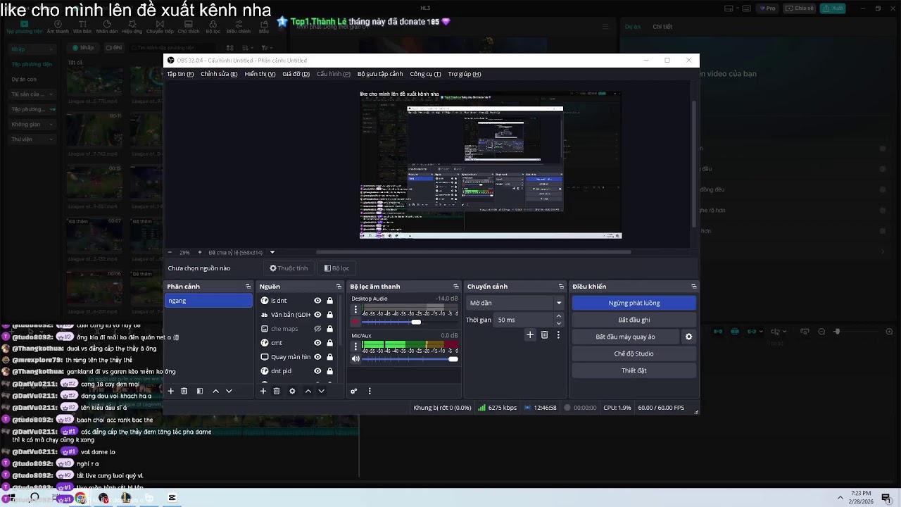 Phu Tử Nam onl stream - kim cương 3 mục tiêu cao thủ hôm nay nhá