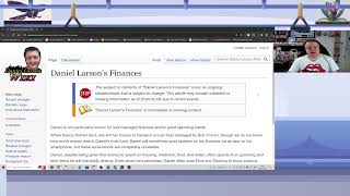 Daniel Larson's lack of finances, A Wiki reading