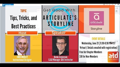 Text to Speech and the Video Capabilities of Articulate