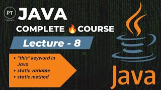 this keyword | static variable | static method #java #begginers