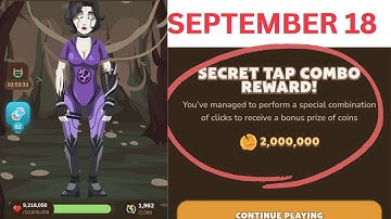 MemeFi coin secret code daily combo today september 18