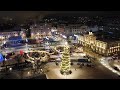 Tampere Christmas Market Joulutori - Drone View 12/2022