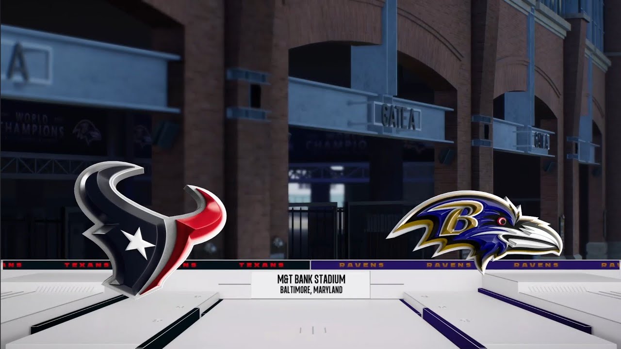 Madden NFL 26 - Houston Texans vs Baltimore Ravens - 2025 Week 5 Sim ...