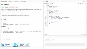 🔥 Square Root Without Math.sqrt in JavaScript | Binary Search Explained Simply! | LeetCode