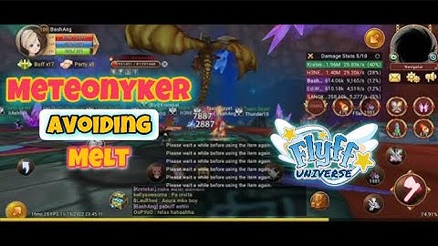 Flyff Universe - How To Avoid I Will Melt You All - Meteonyker!