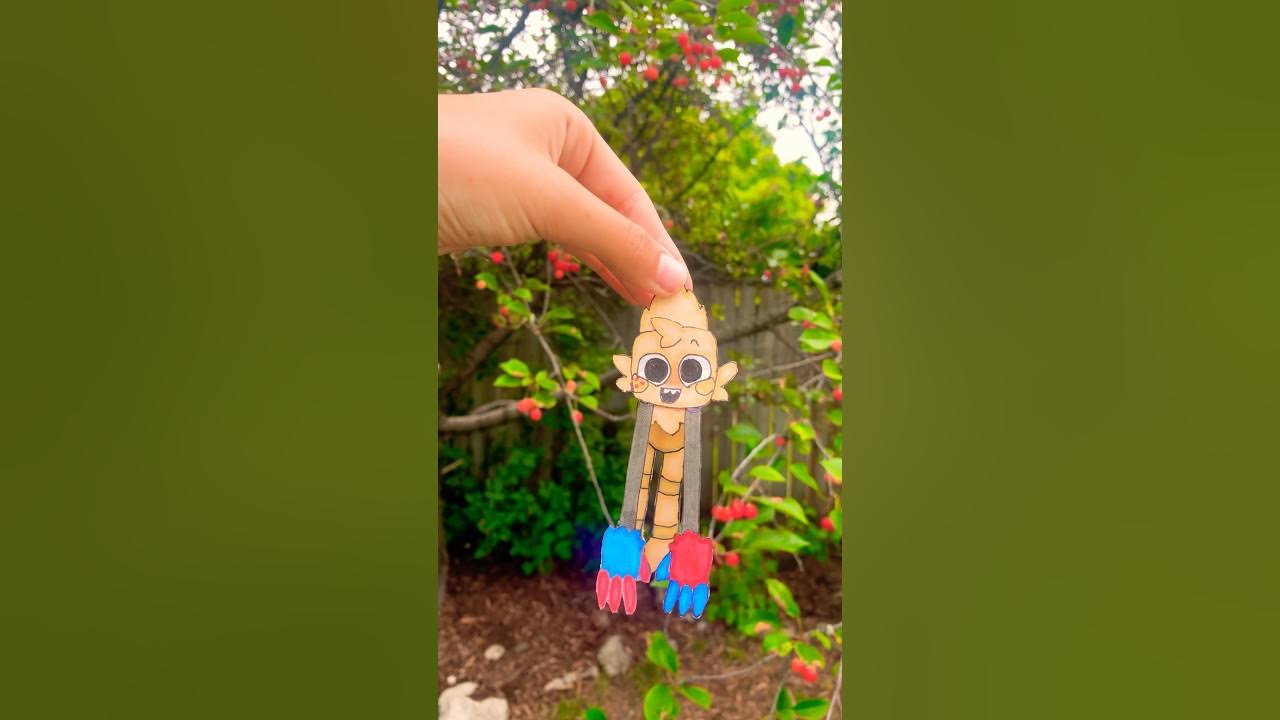 Making goob from dandy’s world into a hanging paper doll! ✨ #dandysworld #papercraft Making goob from dandy’s world into a hanging paper doll! ✨ #dandysworld #papercraft
