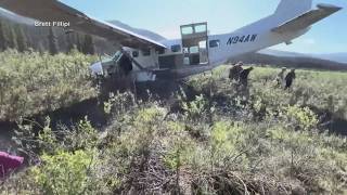 Small plane engine failure forces crash landing in Alaska