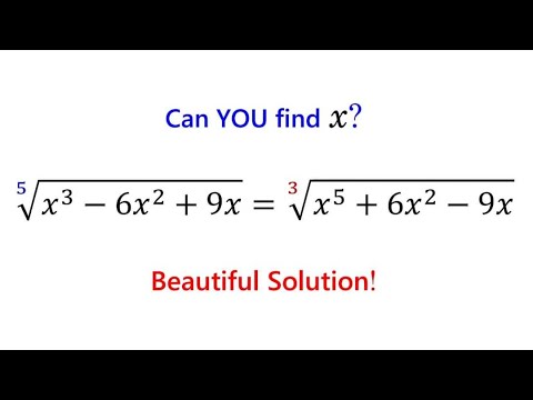 This Radical Equation Looks Impossible. Can You Solve it? - YouTube