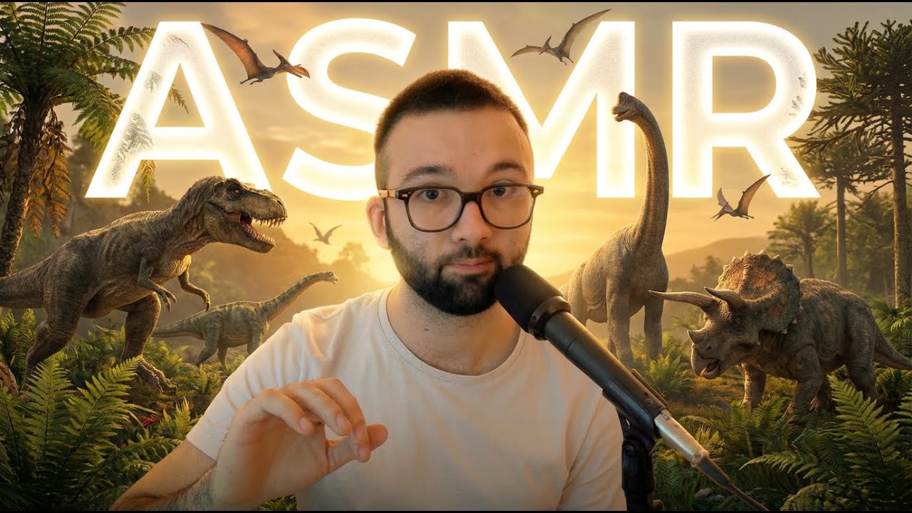 ASMR Dinosaures : Voyage Immersif (Voix Grave & Soft Spoken Style Documentaire)